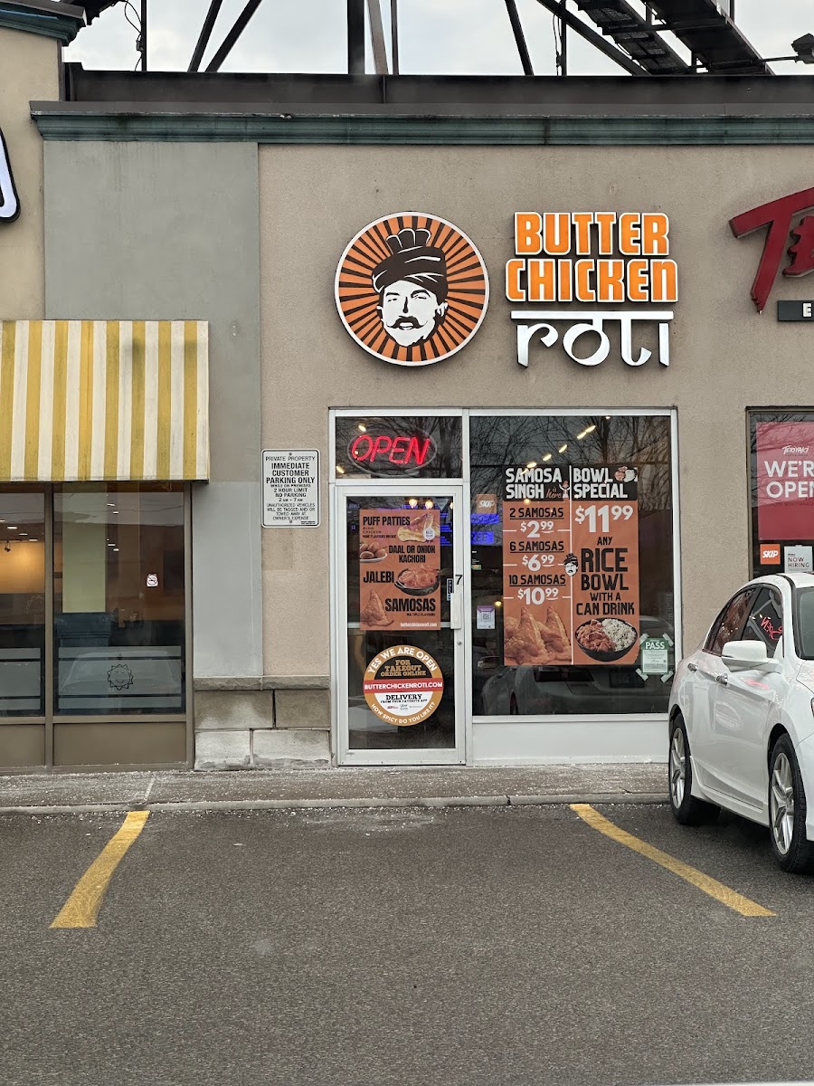 Butter Chicken Roti York Mills