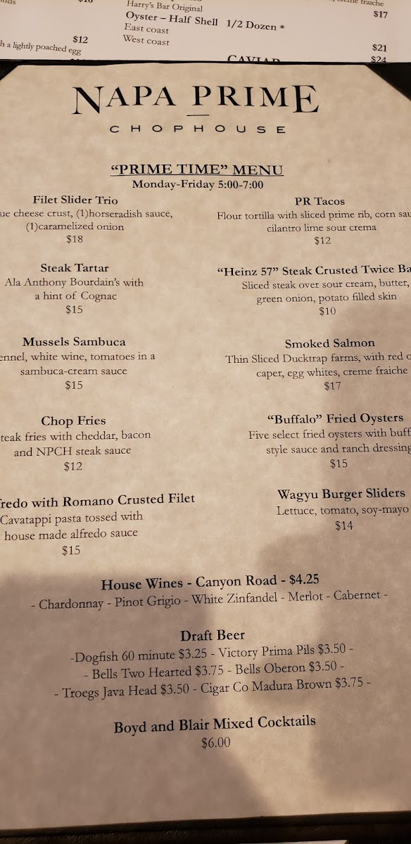 Napa Prime Chophouse & Cigar Bar - 3