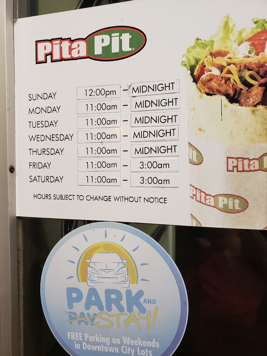 Pita Pit 48 Mississaga St E