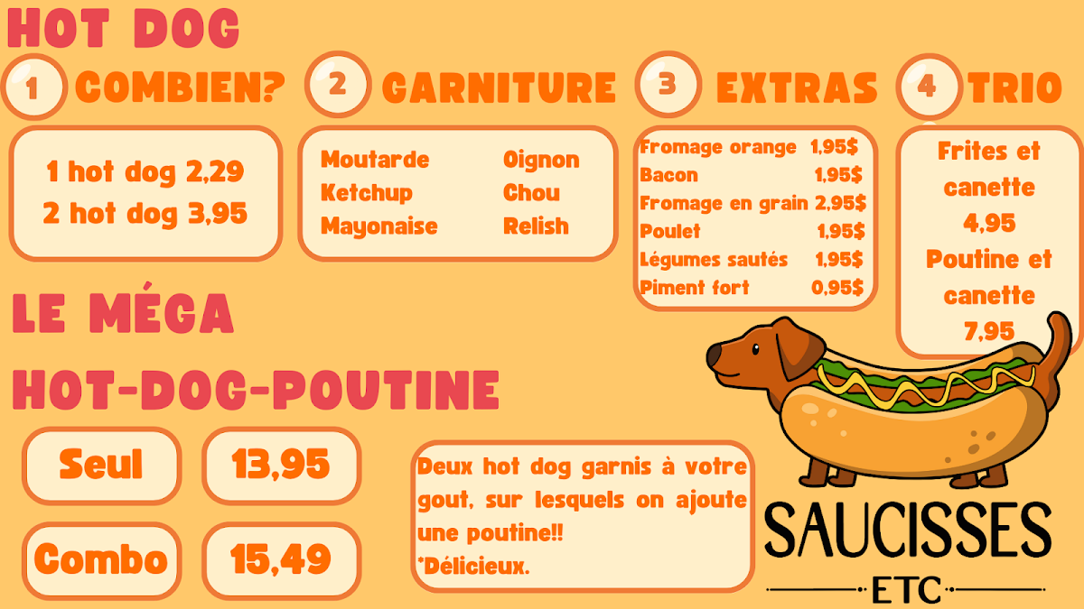 Saucisses etc 3700 Rue du Campanile