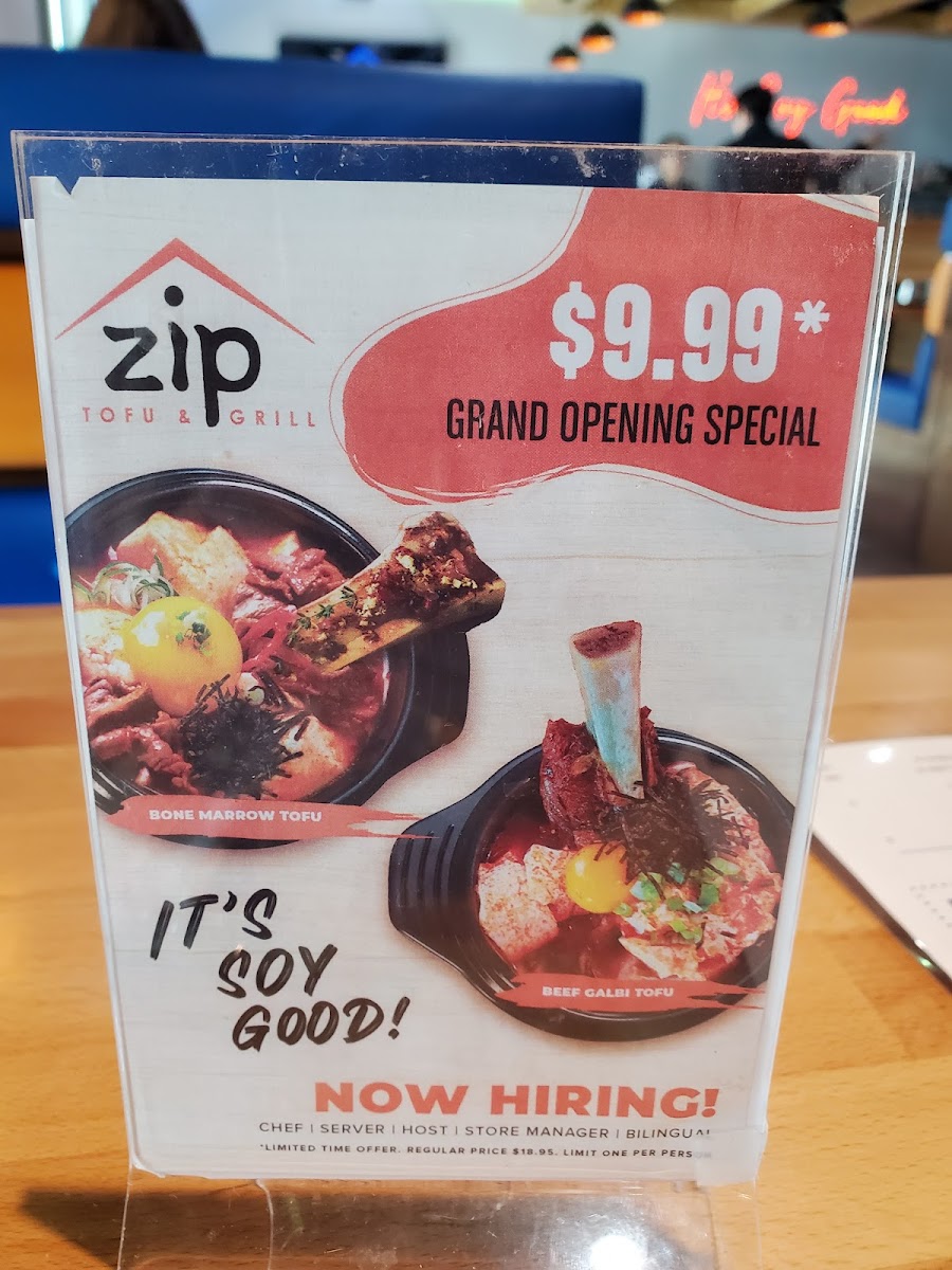 ZIP Tofu & Grill